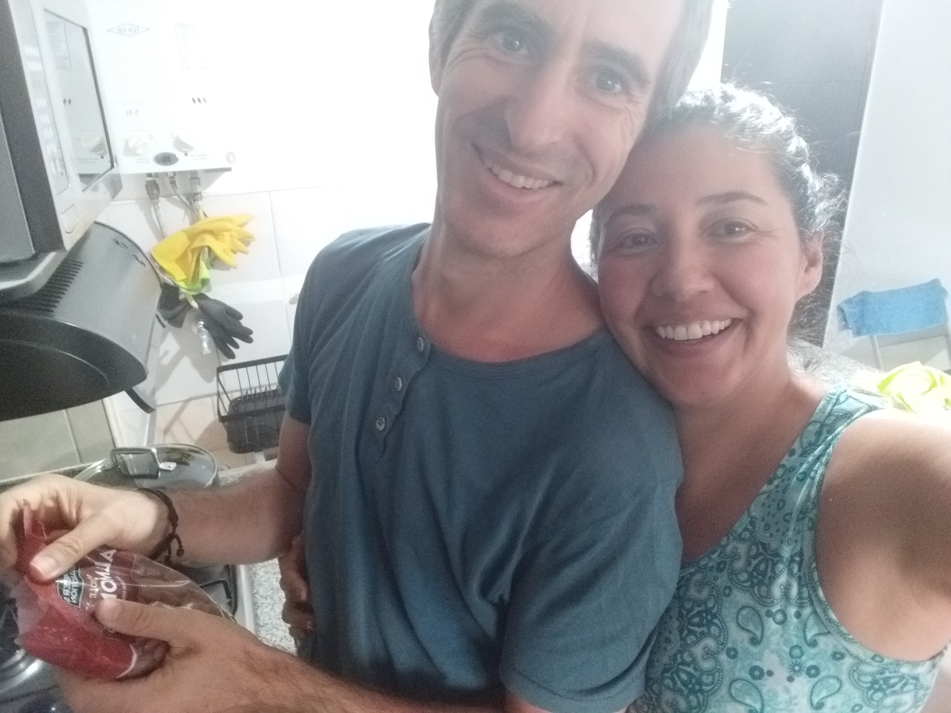 cooking together is fun