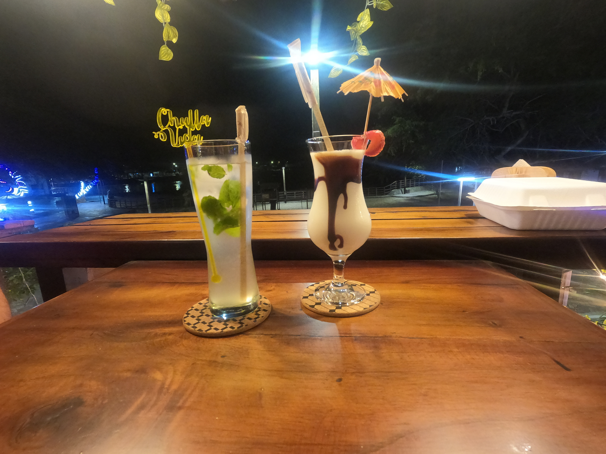 Final evening cocktail