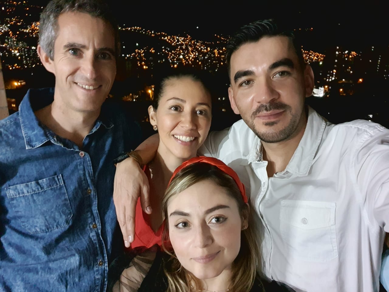 hanging out on our balcony