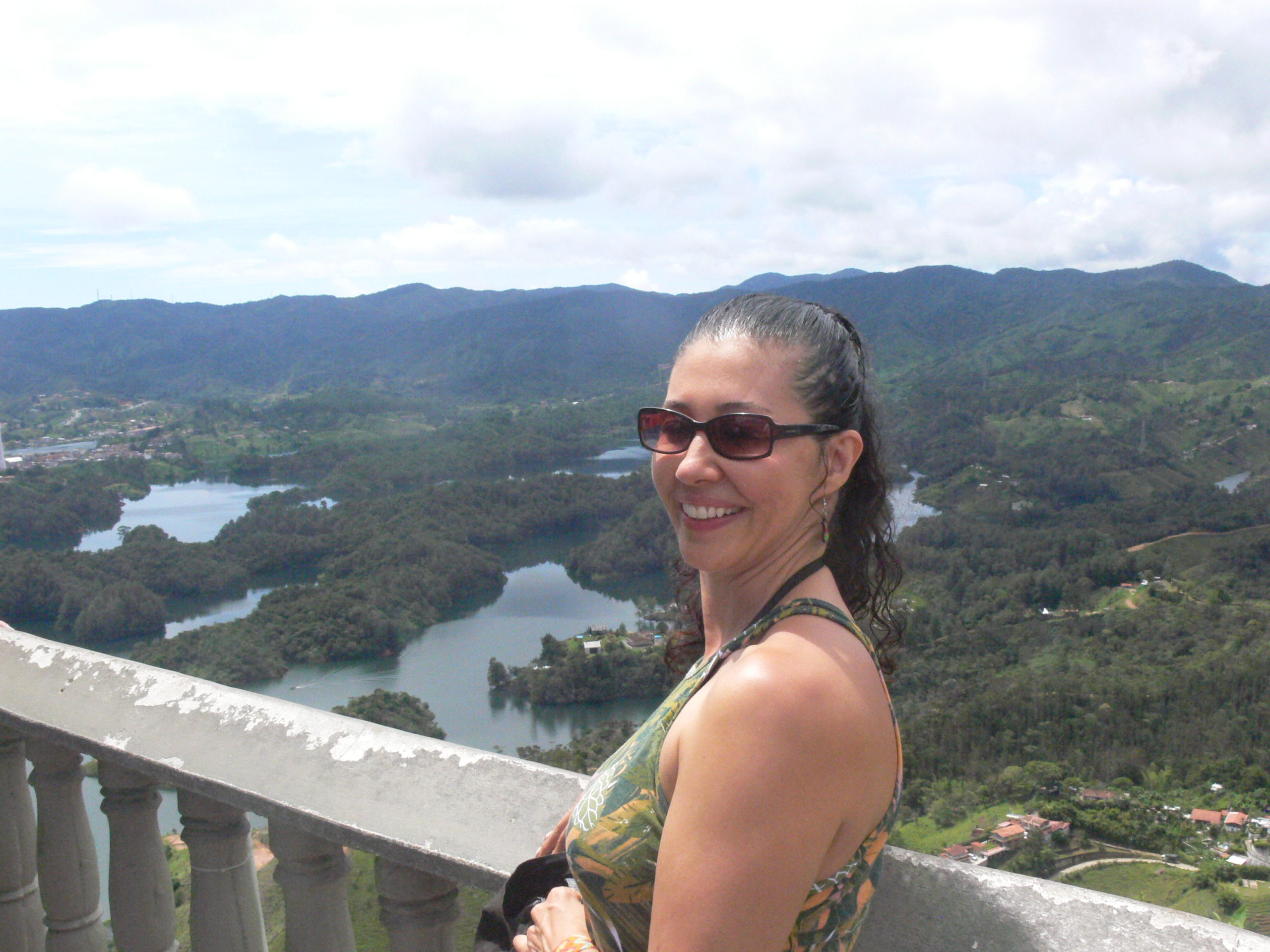 Sandra enjoying the view