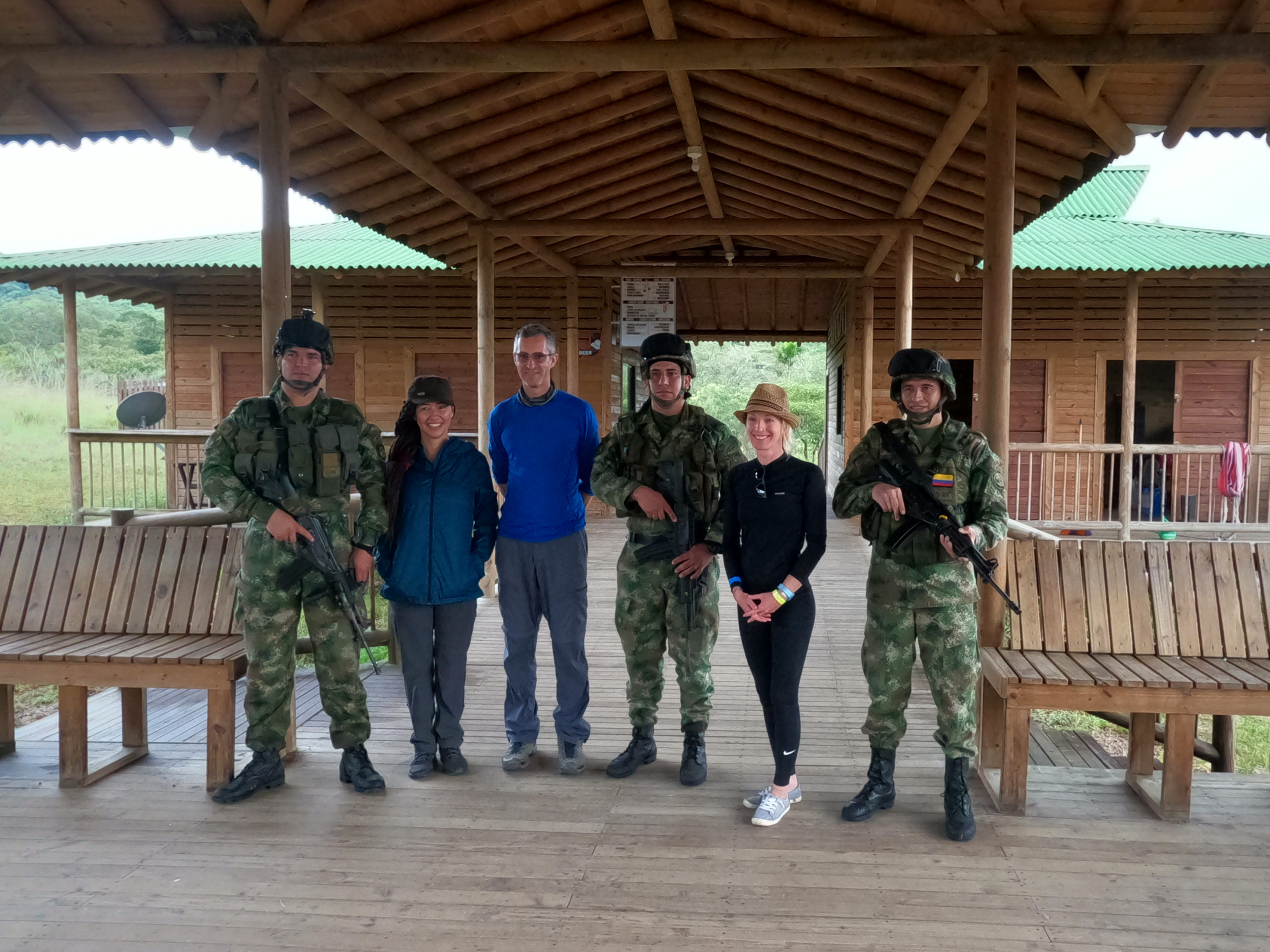 the army guarding the entrance to crystal canyon